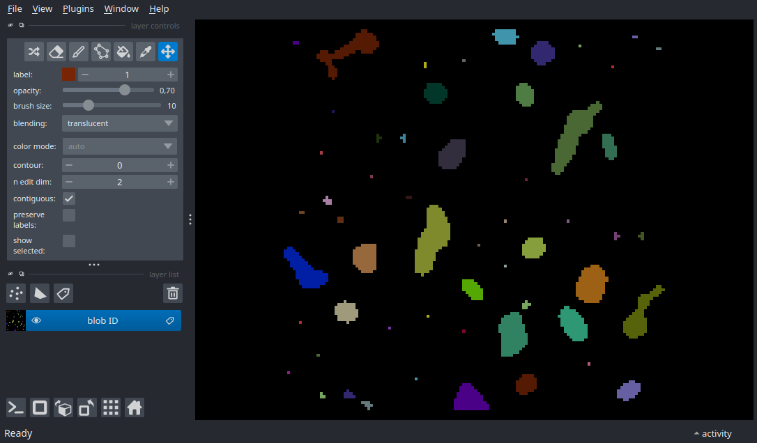 Custom mouse functions — napari