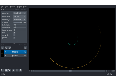 Tracks 3D with graph